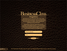 Tablet Screenshot of businessclass.com.tr