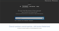 Desktop Screenshot of businessclass.nl