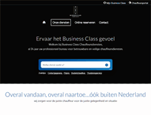 Tablet Screenshot of businessclass.nl